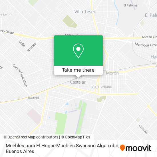 Mapa de Muebles para El Hogar-Muebles Swanson Algarrobo