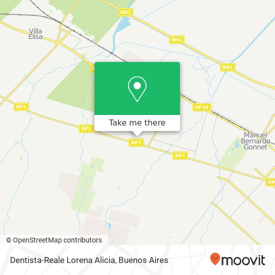 Dentista-Reale Lorena Alicia map