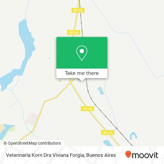 Mapa de Veterinaria Korn Dra Viviana Forgia