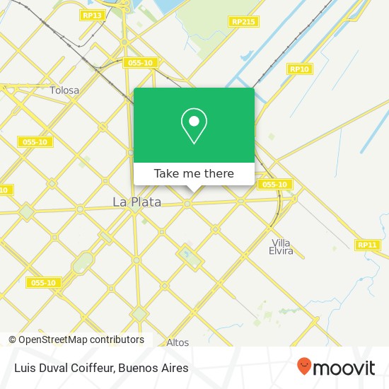 Luis Duval Coiffeur map