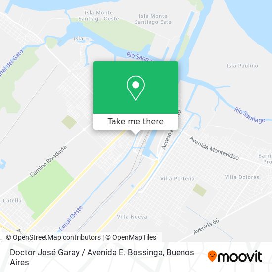 Doctor José Garay / Avenida E. Bossinga map