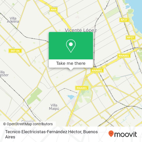 Tecnico Electricistas-Fernández Héctor map