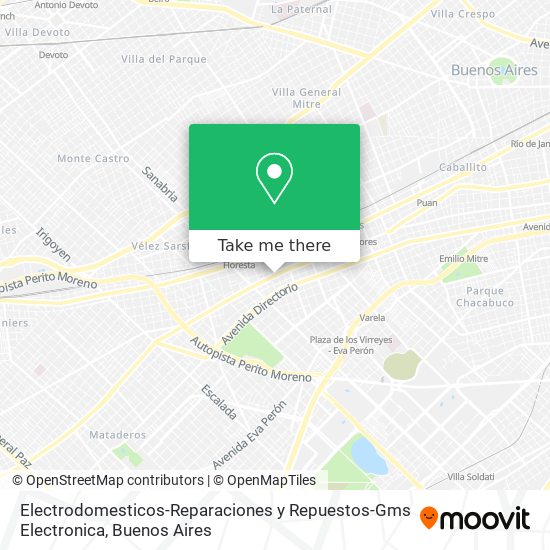 Electrodomesticos-Reparaciones y Repuestos-Gms Electronica map