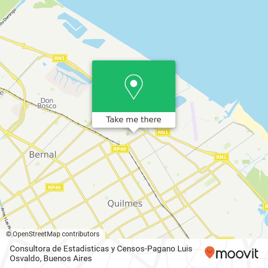 Consultora de Estadisticas y Censos-Pagano Luis Osvaldo map