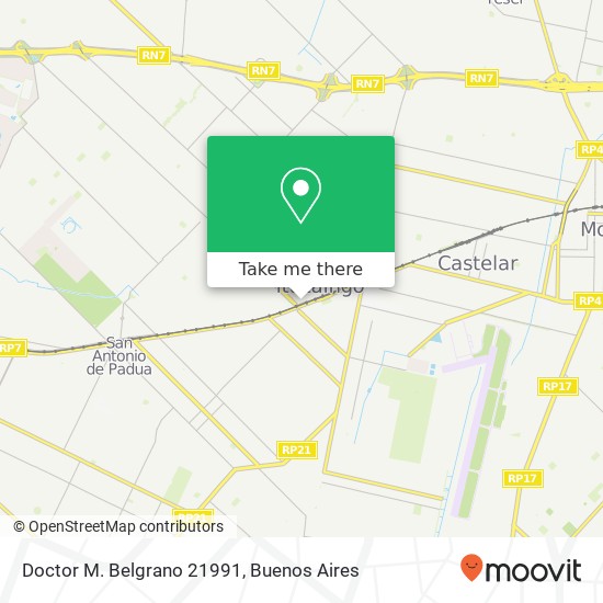Mapa de Doctor M. Belgrano 21991
