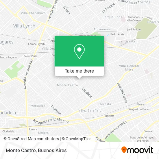 Mapa de Monte Castro