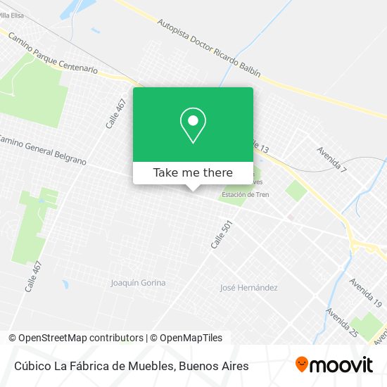Cúbico La Fábrica de Muebles map