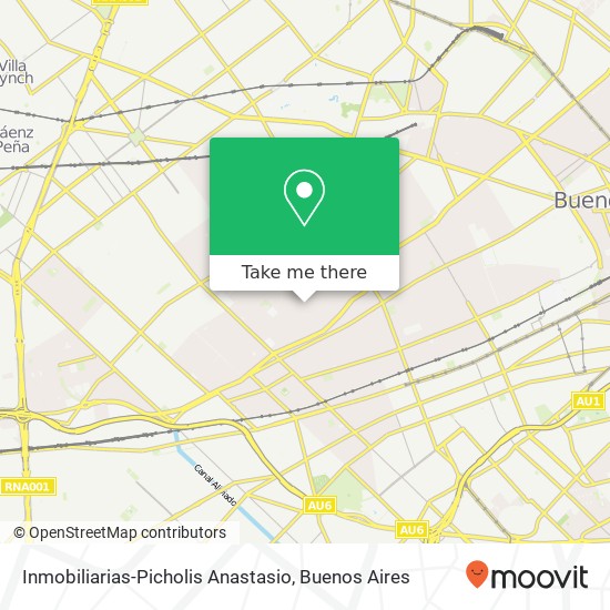 Mapa de Inmobiliarias-Picholis Anastasio