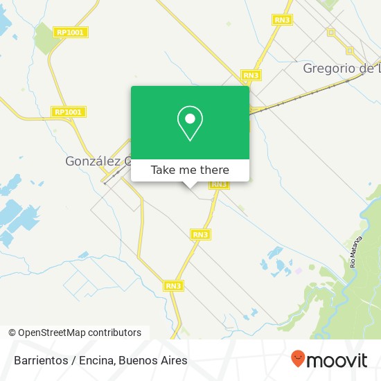 Barrientos / Encina map