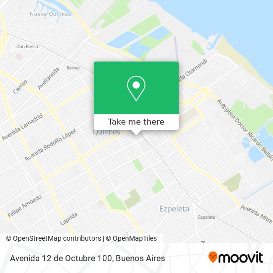 Mapa de Avenida 12 de Octubre 100