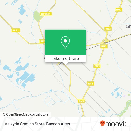 Mapa de Valkyria Comics Store