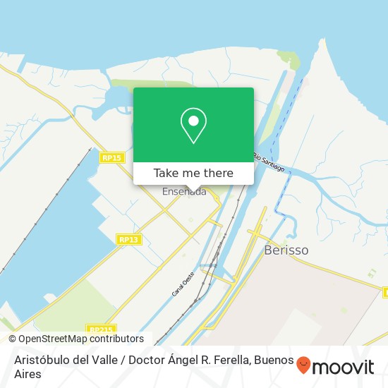 Aristóbulo del Valle / Doctor Ángel R. Ferella map