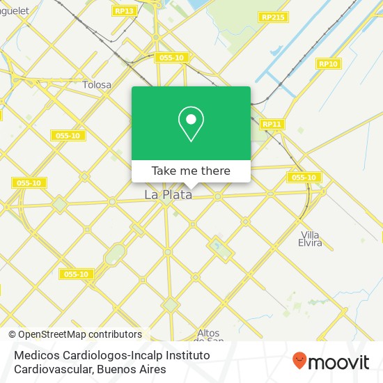 Medicos Cardiologos-Incalp Instituto Cardiovascular map