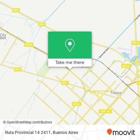 Ruta Provincial 14 2411 map