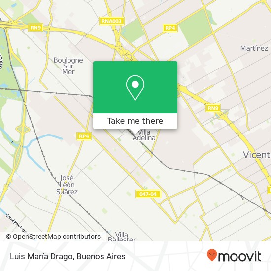 Luis María Drago map