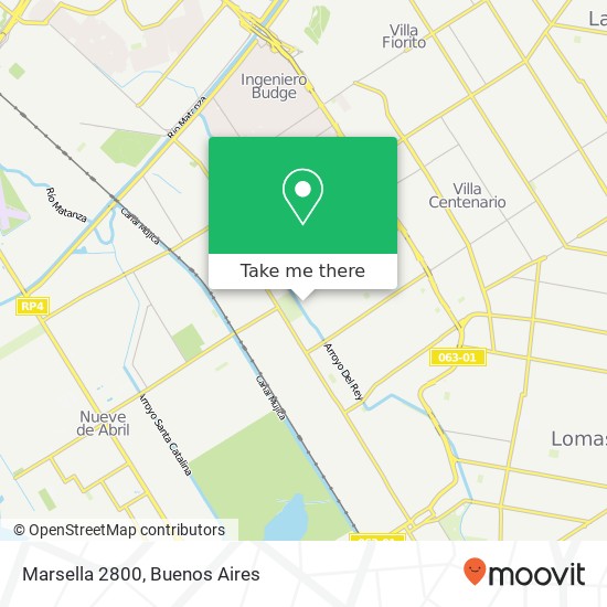 Marsella 2800 map