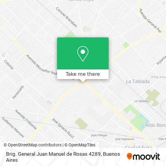 Mapa de Brig. General Juan Manuel de Rosas 4289