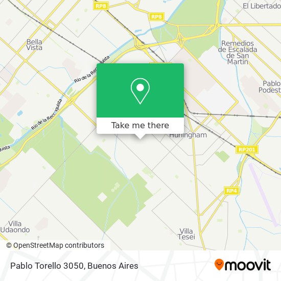 Pablo Torello 3050 map