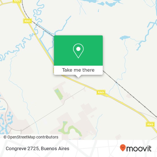 Congreve 2725 map