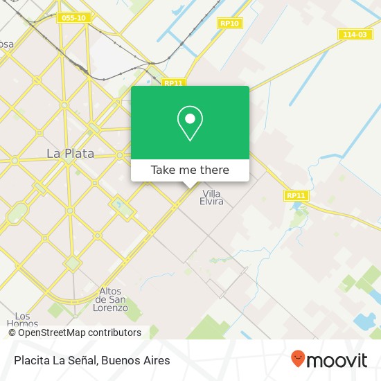 Placita La Señal map