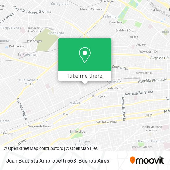 Juan Bautista Ambrosetti 568 map