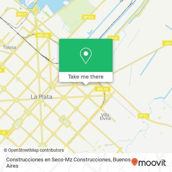 Mapa de Construcciones en Seco-Mz Construcciones