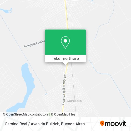 Camino Real / Avenida Bullrich map