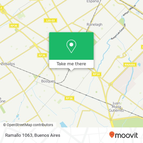 Ramallo 1063 map