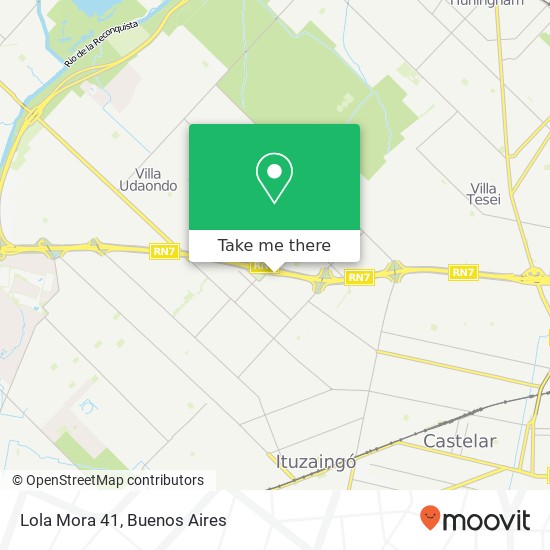 Lola Mora 41 map