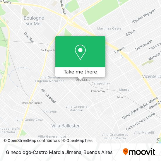 Ginecologo-Castro Marcia Jimena map
