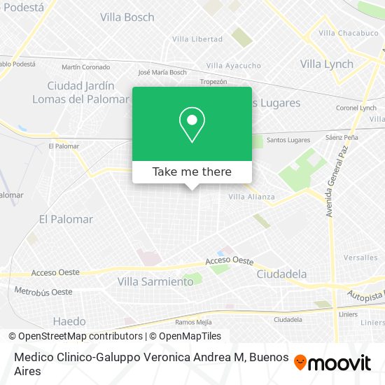 Medico Clinico-Galuppo Veronica Andrea M map