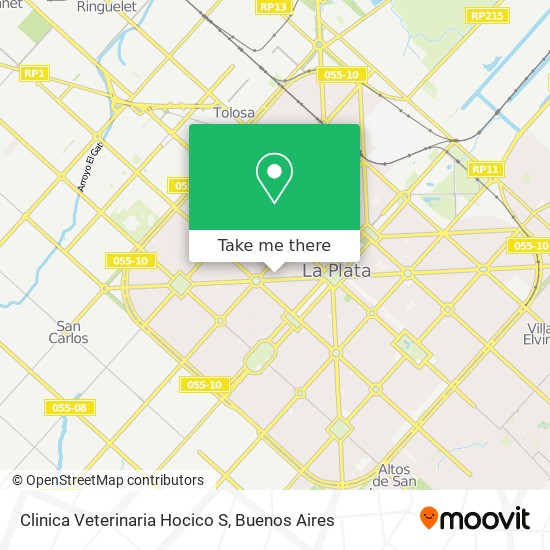 Clinica Veterinaria Hocico S map