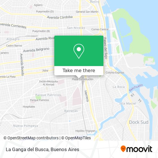 La Ganga del Busca map