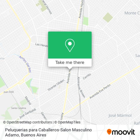 Peluquerias para Caballeros-Salon Masculino Adamo map