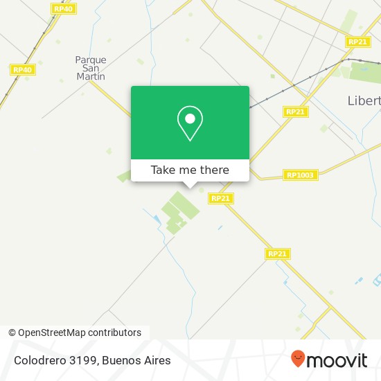 Colodrero 3199 map