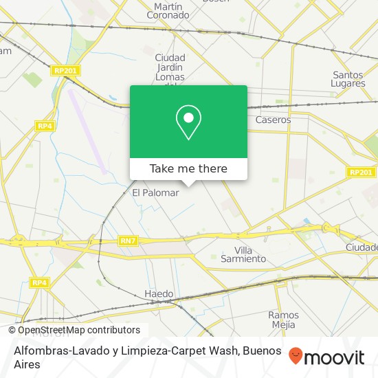 Alfombras-Lavado y Limpieza-Carpet Wash map
