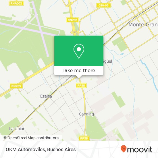 OKM Automóviles map