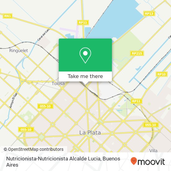 Nutricionista-Nutricionista Alcalde Lucia map