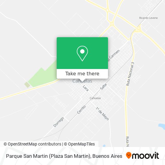Mapa de Parque San Martin (Plaza San Martin)
