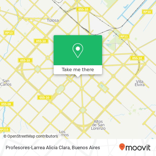 Profesores-Larrea Alicia Clara map