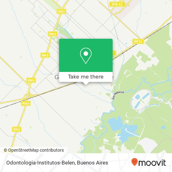 Odontologia-Institutos-Belen map