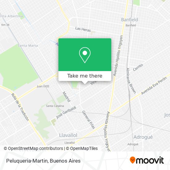 Mapa de Peluqueria-Martin