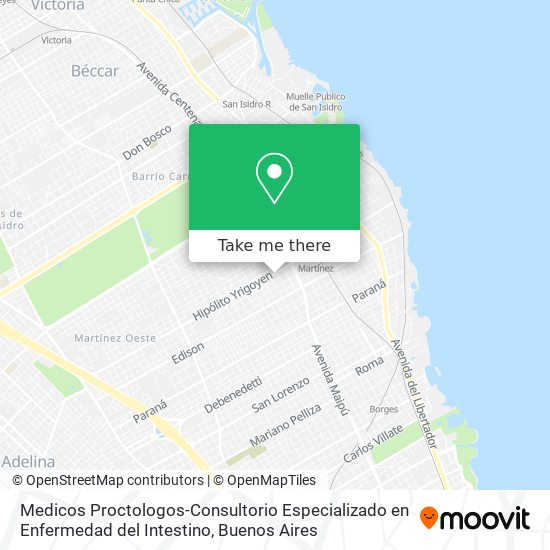 Medicos Proctologos-Consultorio Especializado en Enfermedad del Intestino map