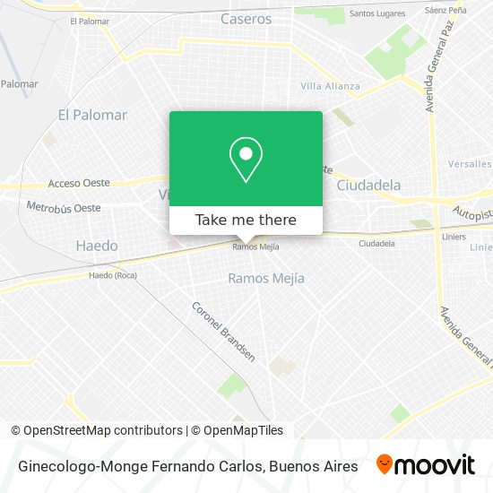 Ginecologo-Monge Fernando Carlos map