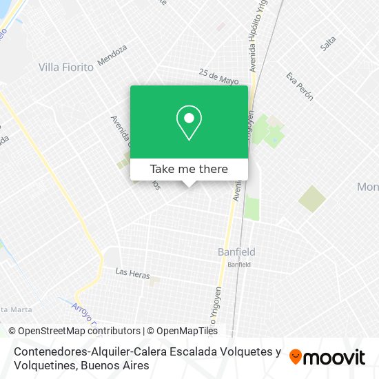 Mapa de Contenedores-Alquiler-Calera Escalada Volquetes y Volquetines