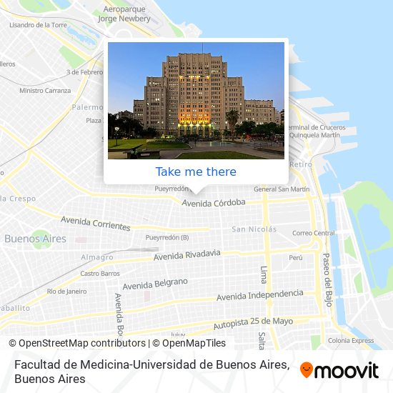 Facultad de Medicina-Universidad de Buenos Aires map