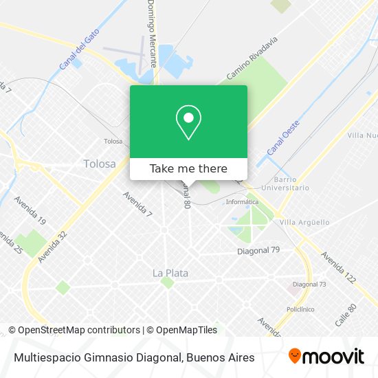 Multiespacio Gimnasio Diagonal map