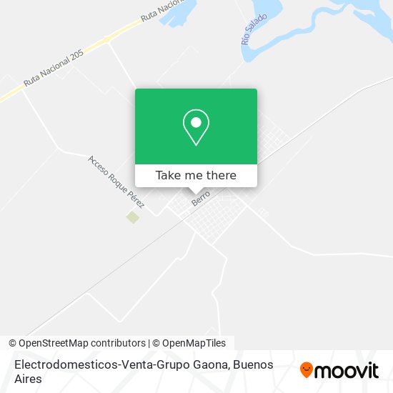 Electrodomesticos-Venta-Grupo Gaona map