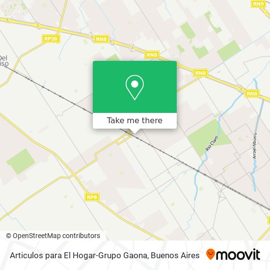 Articulos para El Hogar-Grupo Gaona map