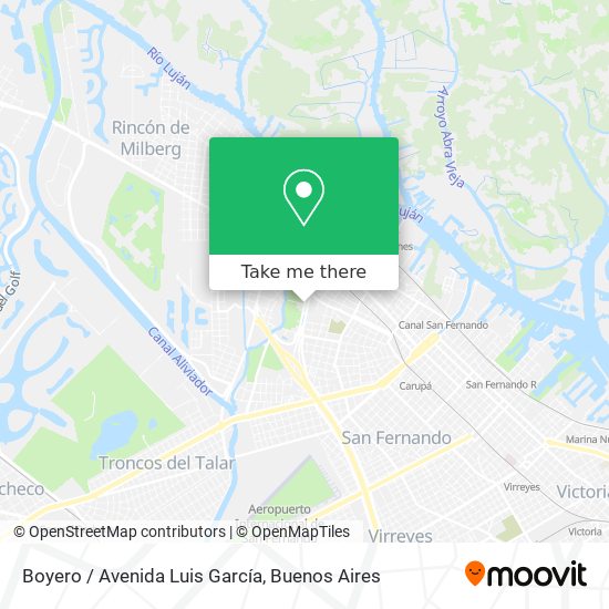 Boyero / Avenida Luis García map
